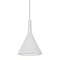 Besa Lighting Gala Cord Pendant, White, Satin Nickel, 1x9W LED 1JT-GALAWH-LED-SN - alternate 1